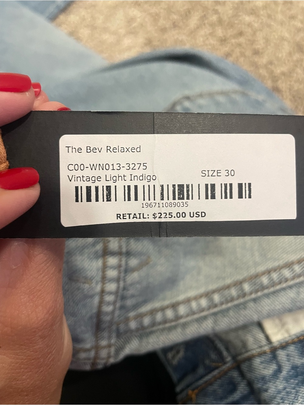 Alex Mill the bev relaxed jeans size 30 NWT MSRP $225 - Picture 7 of 11